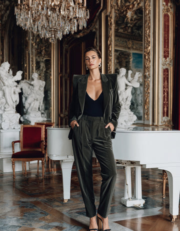 Women's Autumn Blazers Decent Casual Solid Color Long Sleeve Lapel Office Lady Blazers