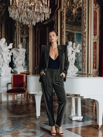 Women's Autumn Blazers Decent Casual Solid Color Long Sleeve Lapel Office Lady Blazers