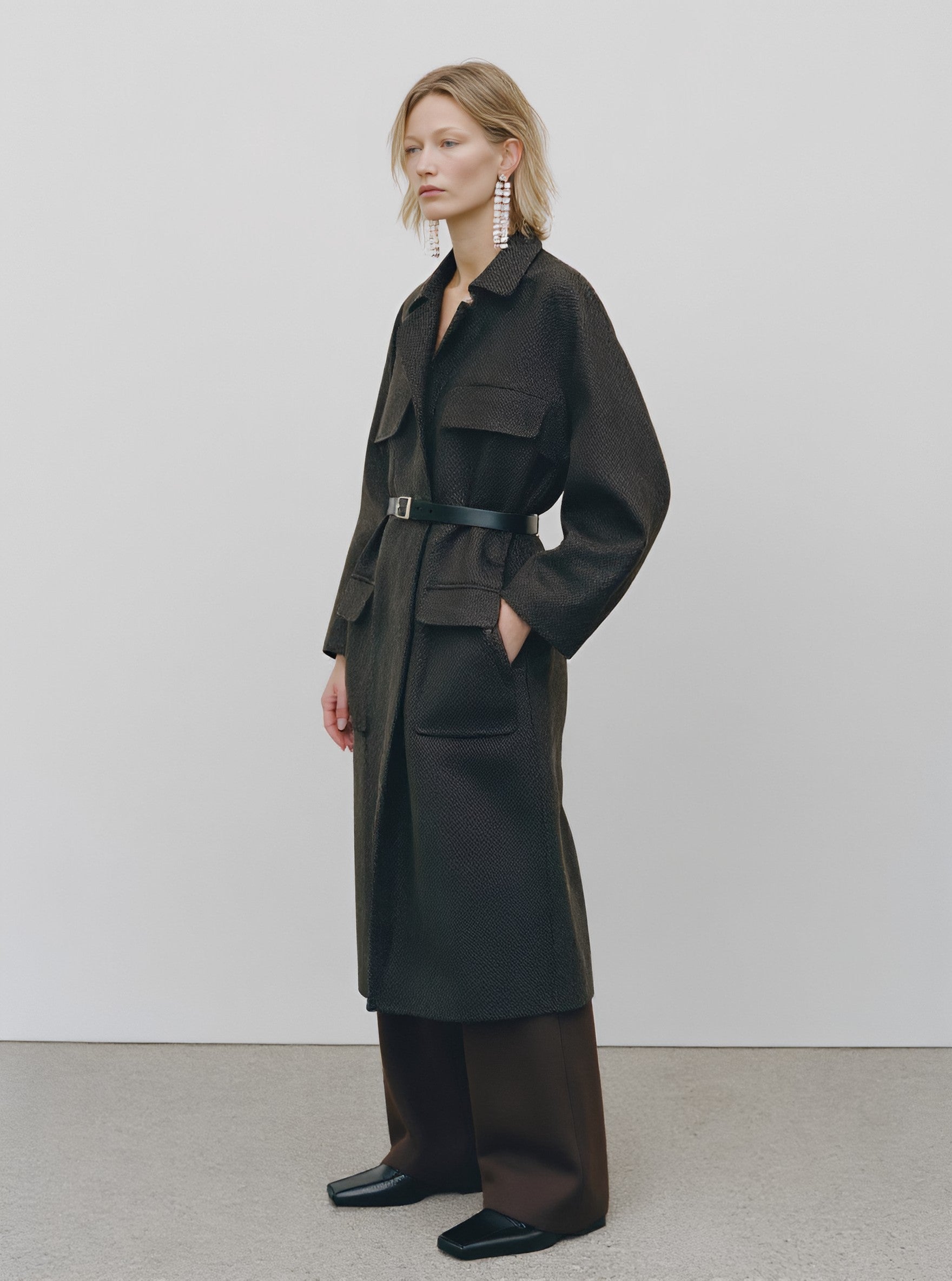 Casual Style Winter Coat Regular Length Top Women's Fashion Outerwear for Cold Weather Comfortable Fit Big Coat