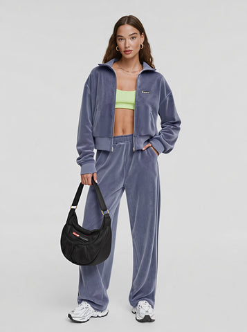 Autumn Winter Casual Fit Suit Trousers Women's Fashion Ensemble Long Pants Set Comfortable Style Clothing