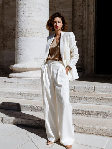 Women's Blazer Autumn Winter Elegant 2025 Sophisticated Plain Long Sleeve Turn Down Collar Commute Blazer