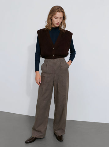 Winter Straight Leg Pants Casual Fit Full Length Mid Waist Women's Fashion Trousers Comfortable Loose Style Clothing