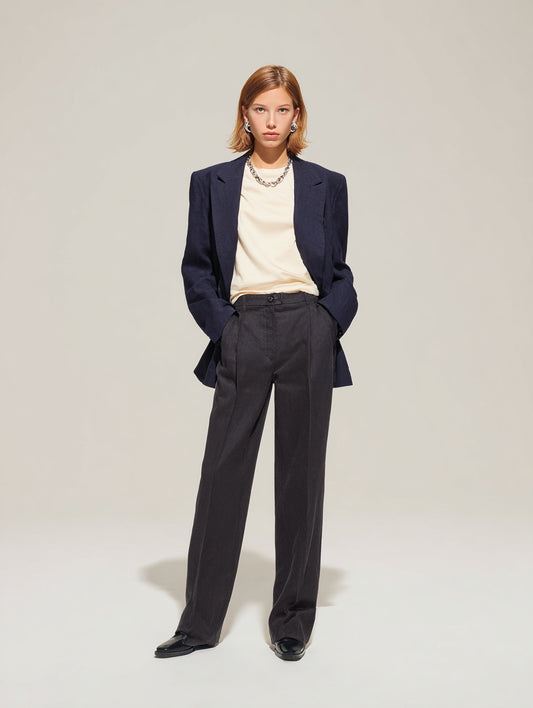 Women's Blazers Autumn Winter Fashion Daily 2025 Elegant Stylish Plain Long Sleeve Lapel Commute Blazers