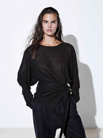 Autumn Blouses 2025 Women's Comfortable Nipped Waists Plain Long Sleeve Crew Neck Fitting Slim Casual Blouses