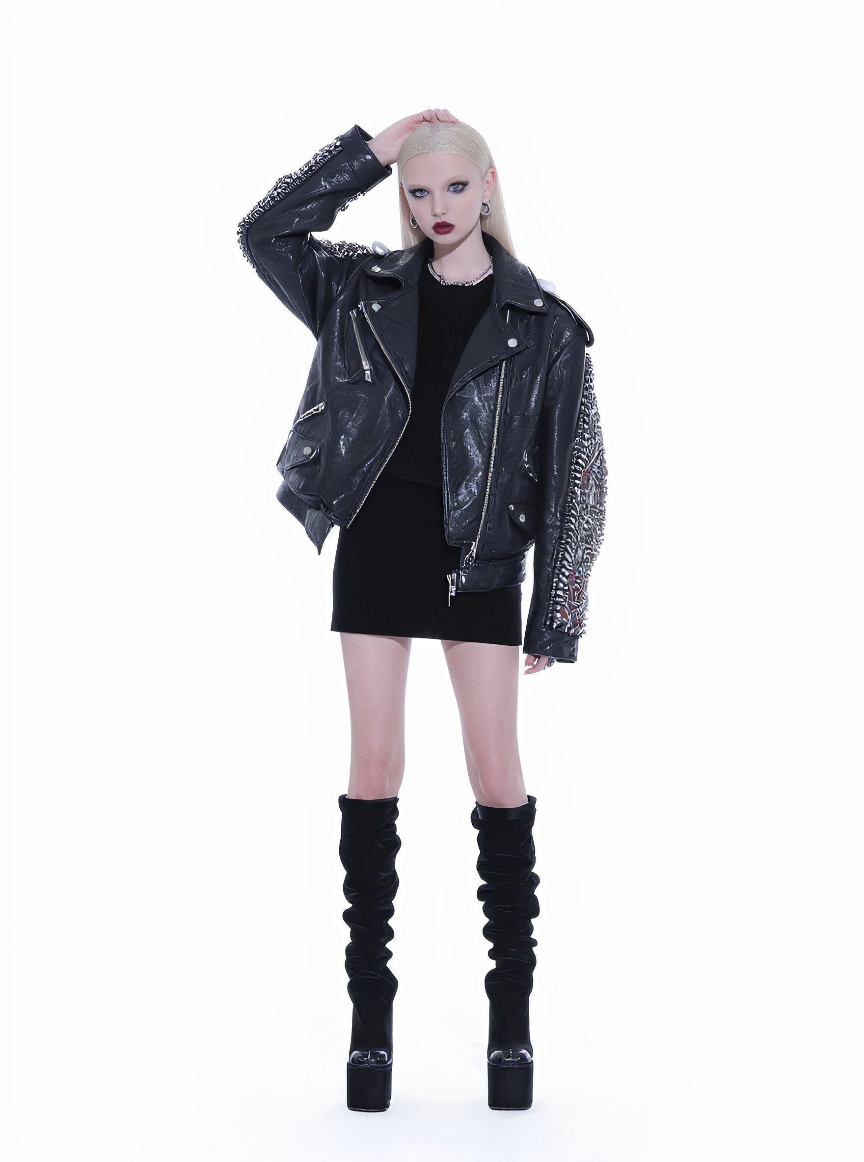 Casual Leather Coat Autumn Fashion Women's Topwear Outerwear Stylish Trendy Streetwear Suitable For Various Occasions