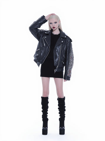 Casual Leather Coat Autumn Fashion Women's Topwear Outerwear Stylish Trendy Streetwear Suitable For Various Occasions