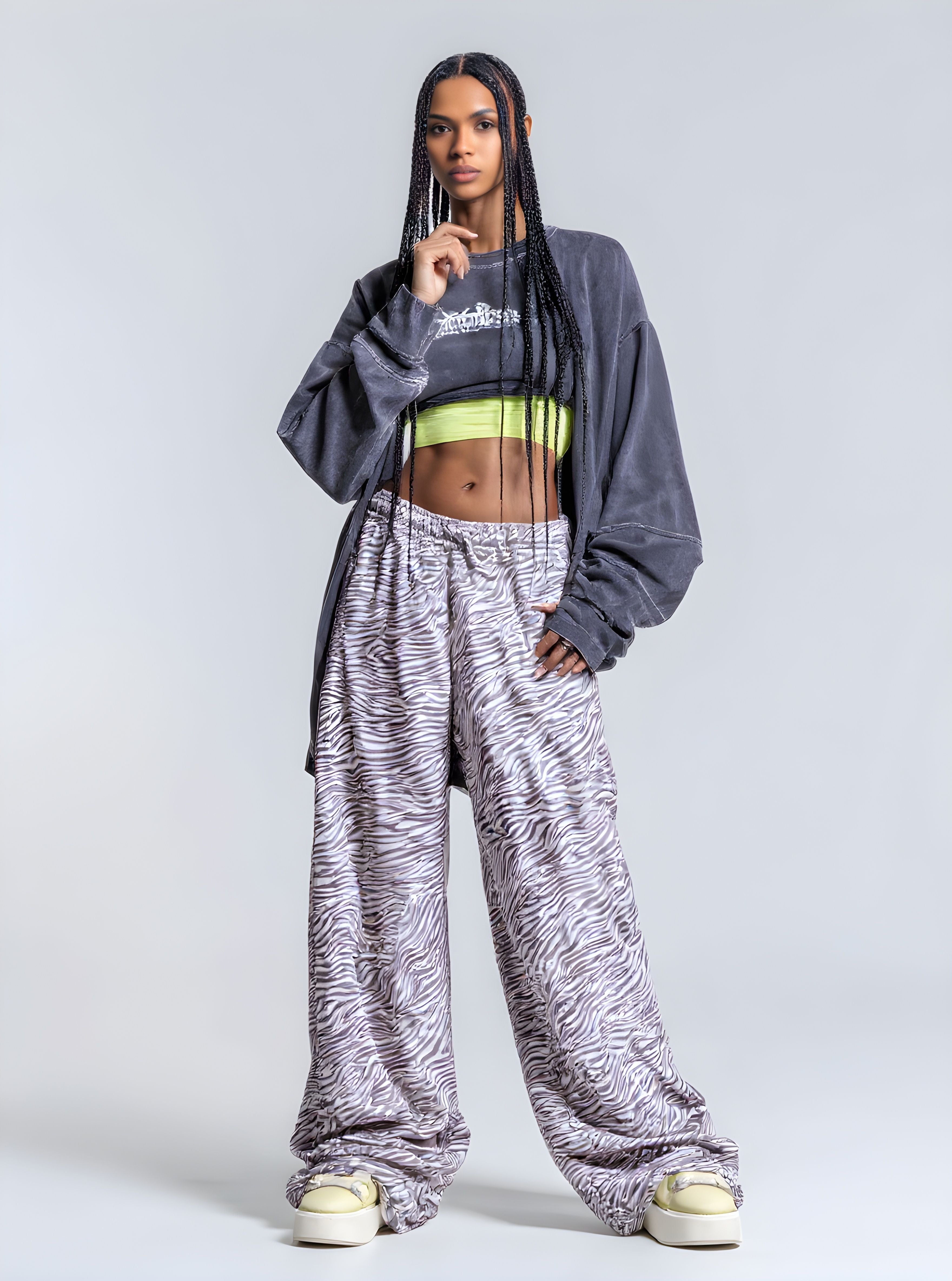 Women's Pants Autumn Winter Fashion Daily 2025 Elegant Stylish Leopard Print Long Sleeve Full Length Casual Pants