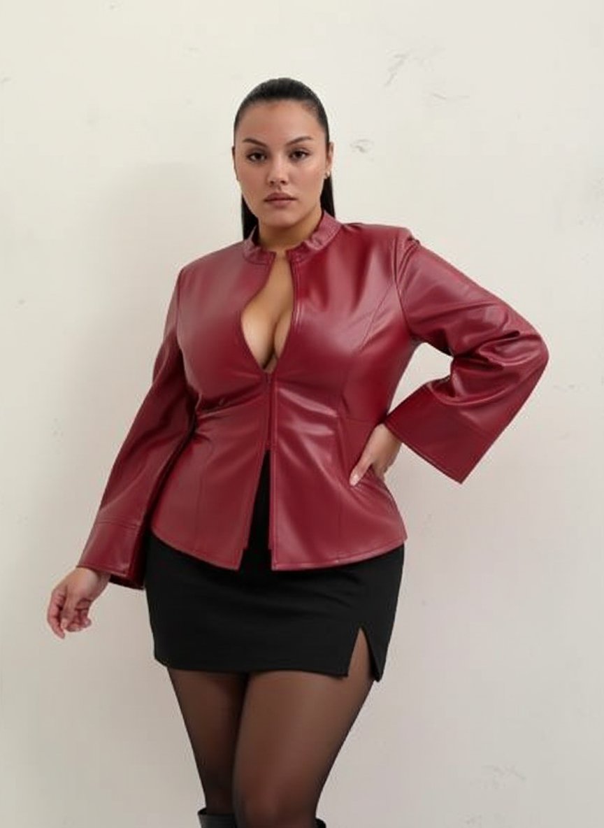 Plus Size Long Sleeve Cardigan Autumn Winter Clothes Straight Tube Sleeve Regular Length Body Fit Women's Fashion Outerwear