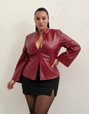 Plus Size Long Sleeve Cardigan Autumn Winter Clothes Straight Tube Sleeve Regular Length Body Fit Women's Fashion Outerwear