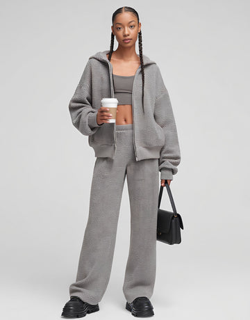 Autumn Winter Casual Fit Suit Trousers Women's Fashion Ensemble Long Pants Set Comfortable Style For Casual Wear