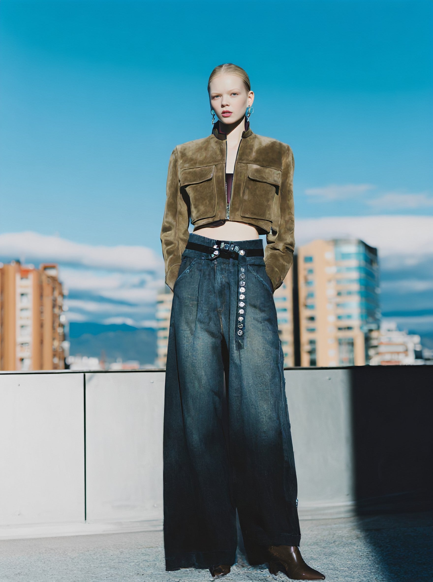 Loose Wide Leg Jeans Casual Full Length Mid Waist Trousers For Women Autumn Fashion Comfortable Loose Fit Long Pants