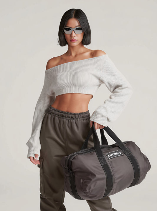 Strapless Casual Streetwear Spring Autumn Women's Top Cropped Off Shoulder Style Comfortable Fashion Top