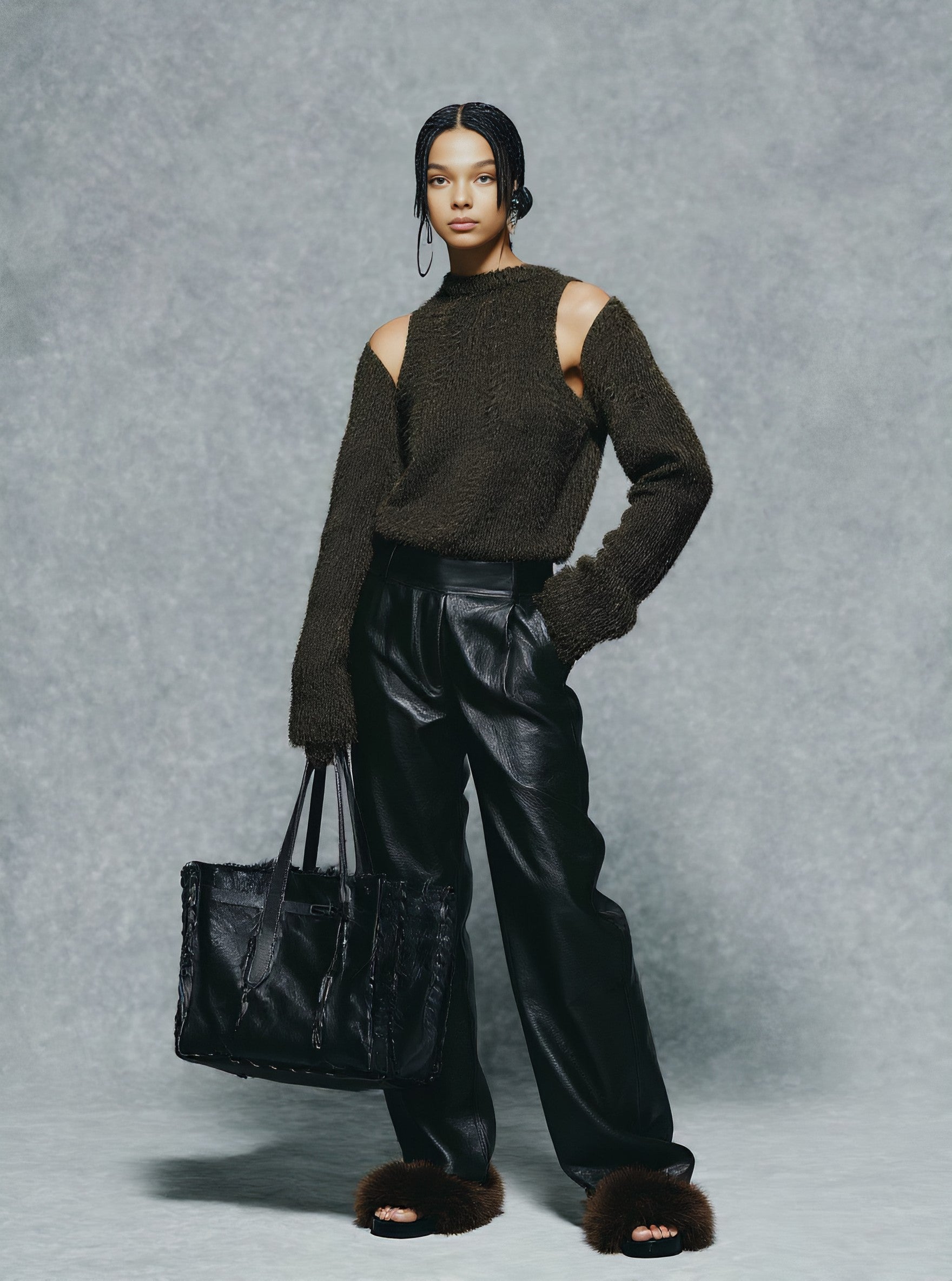 Winter Sweater Casual Long Sleeve Round Neck Tight Fit Straight Sleeve Length Regular Women's Top Fashion Clothes