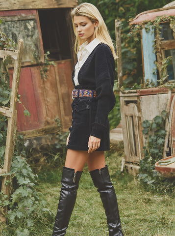 Spring Autumn Mid-Length Casual Skirt Regular Waistline A-Line Dress Stylish Elegant Women's Fashion Outerwear