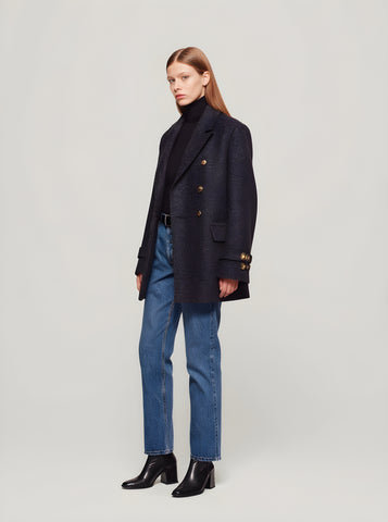 Women's Blazers Autumn Winter 2025 Elegant Classic Plain Long Sleeve Turn-down Collar Casual Blazers