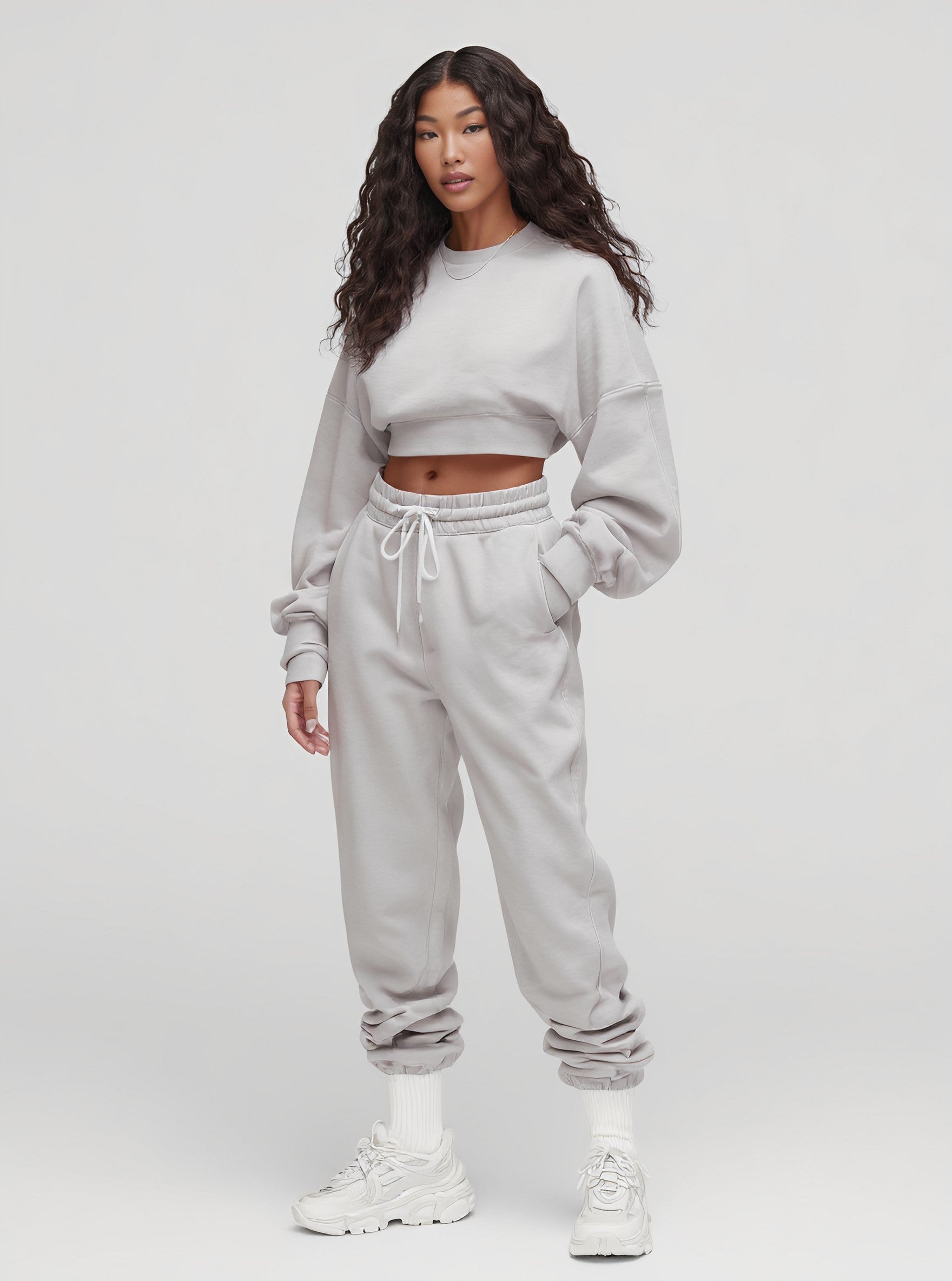 Autumn Winter Casual Fit Suit Trousers Women's Fashion Ensemble Long Pants Set Comfortable Style Clothing