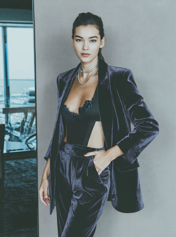 Autumn Winter Casual Fit Suit Trousers Women's Fashion Ensemble Long Pants Set Comfortable Style For Business And Leisure