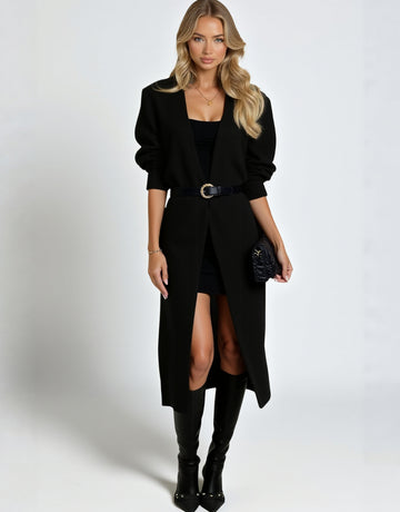 Women's Knitted Cardigan Sweater Outer Coat Autumn Winter New Independent Webmaster European American Style