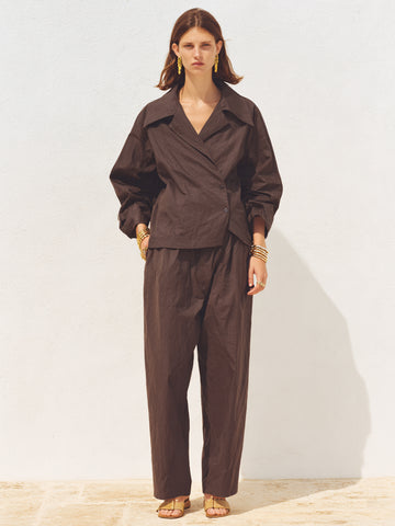 Women's Sets Autumn Winter Casual Fashion Solid Color Long Sleeve Lapel Full Length Pants Sets