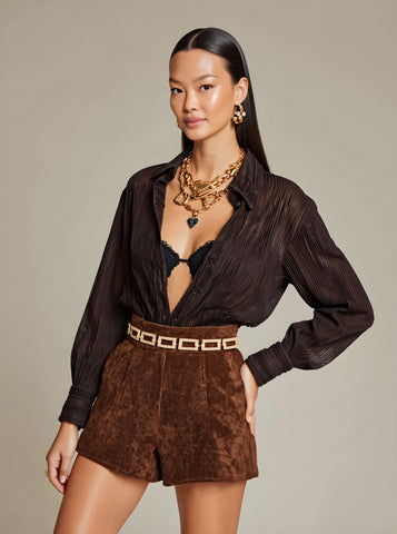 Women's Autumn Shorts Casual Basics High Waist Short Straight High Street Shorts