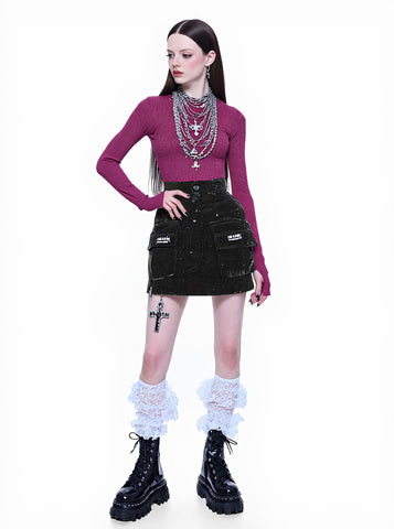 Casual Short Skirt Bodycon Regular Waistline Style Women's Fashion Mini Skirts Spring Autumn Seasonal Clothing