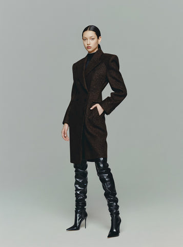 Casual Woolen Coat Regular Length Winter Clothes Women's Fashion Outerwear Classic Style Comfortable Fit Outer Layer