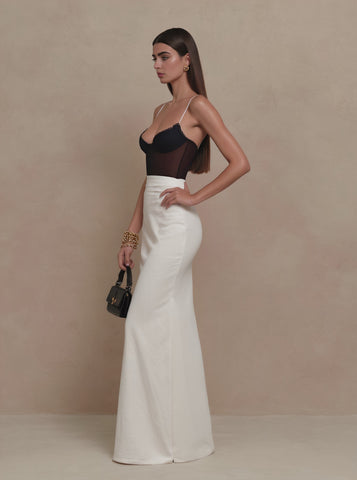 Autumn Tight Fit Midi A-Line Skirt Casual Style Regular Waistline Women's Fashion Half Skirts Casual A-Line Midi Skirt