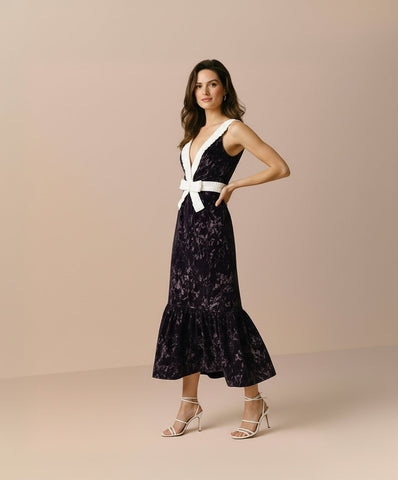 Autumn Winter Dress Casual Fit Midi Straight Skirt V Neck Sleeveless Women's Clothing Fashionable Comfortable Style