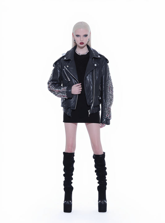 Casual Leather Coat Autumn Fashion Women's Topwear Outerwear Stylish Trendy Streetwear Suitable For Various Occasions