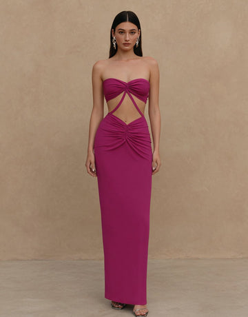 Casual Mid-Length Tight Fit Straight Skirt Dress No Sleeve Women's Fashion Autumn Collection Comfortable Style Maxi Dress