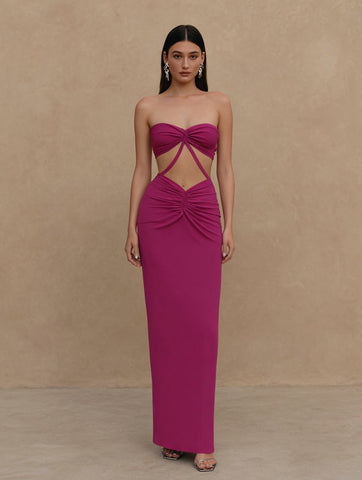 Casual Mid-Length Tight Fit Straight Skirt Dress No Sleeve Women's Fashion Autumn Collection Comfortable Style Maxi Dress