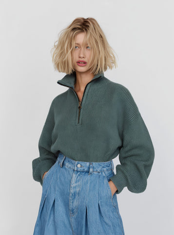 Loose Fit Long Sleeve Sweater Winter Clothes Casual Style Turn-down Collar Straight Sleeve Regular Length Women's Top