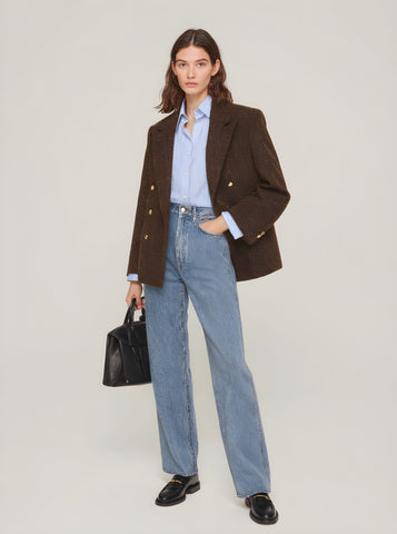 Women's Blazers Autumn Winter 2025 Exquisite Stylish Plain Long Sleeve Turn-down Collar Casual Blazers