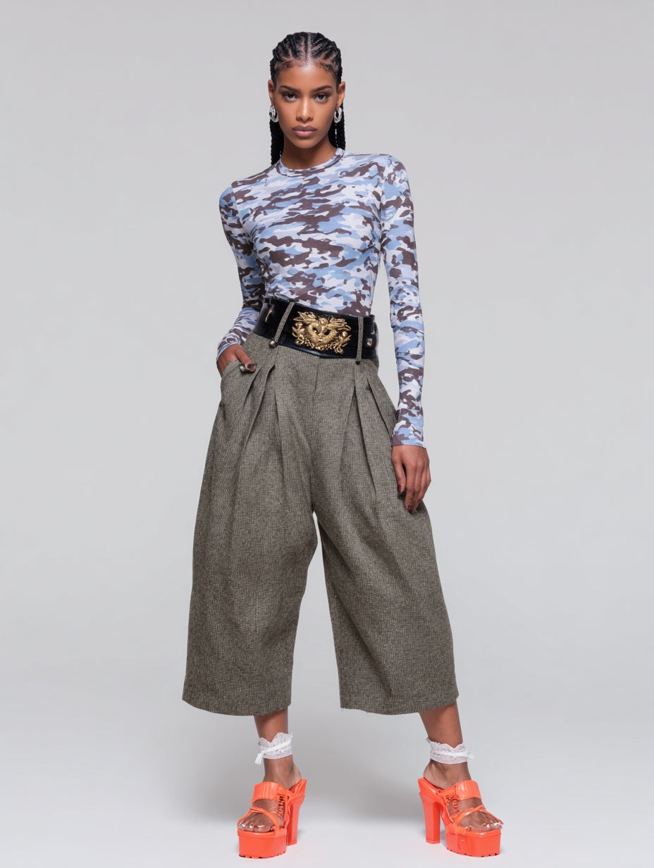 Women's T-Shirts Autumn Winter Fashion Daily 2025 Stylish Chic Camouflage Long Sleeve Round Neck Casual T-Shirts