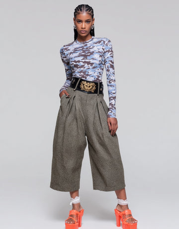 Women's T-Shirts Autumn Winter Fashion Daily 2025 Stylish Chic Camouflage Long Sleeve Round Neck Casual T-Shirts