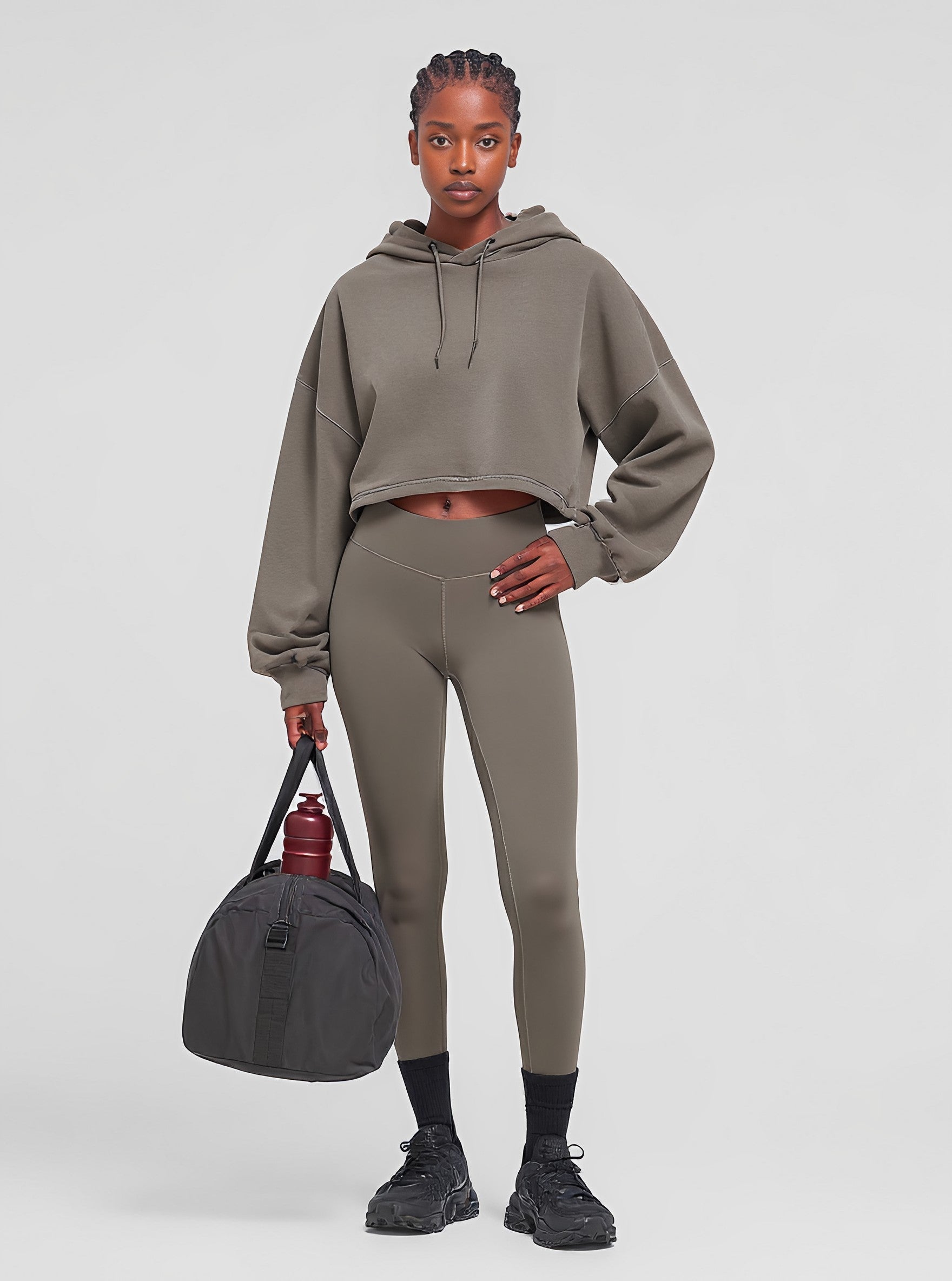 Autumn Winter Hoodie Casual Fit Straight Sleeve Style Comfortable Streetwear For Women Fashionable Top Quality Clothing