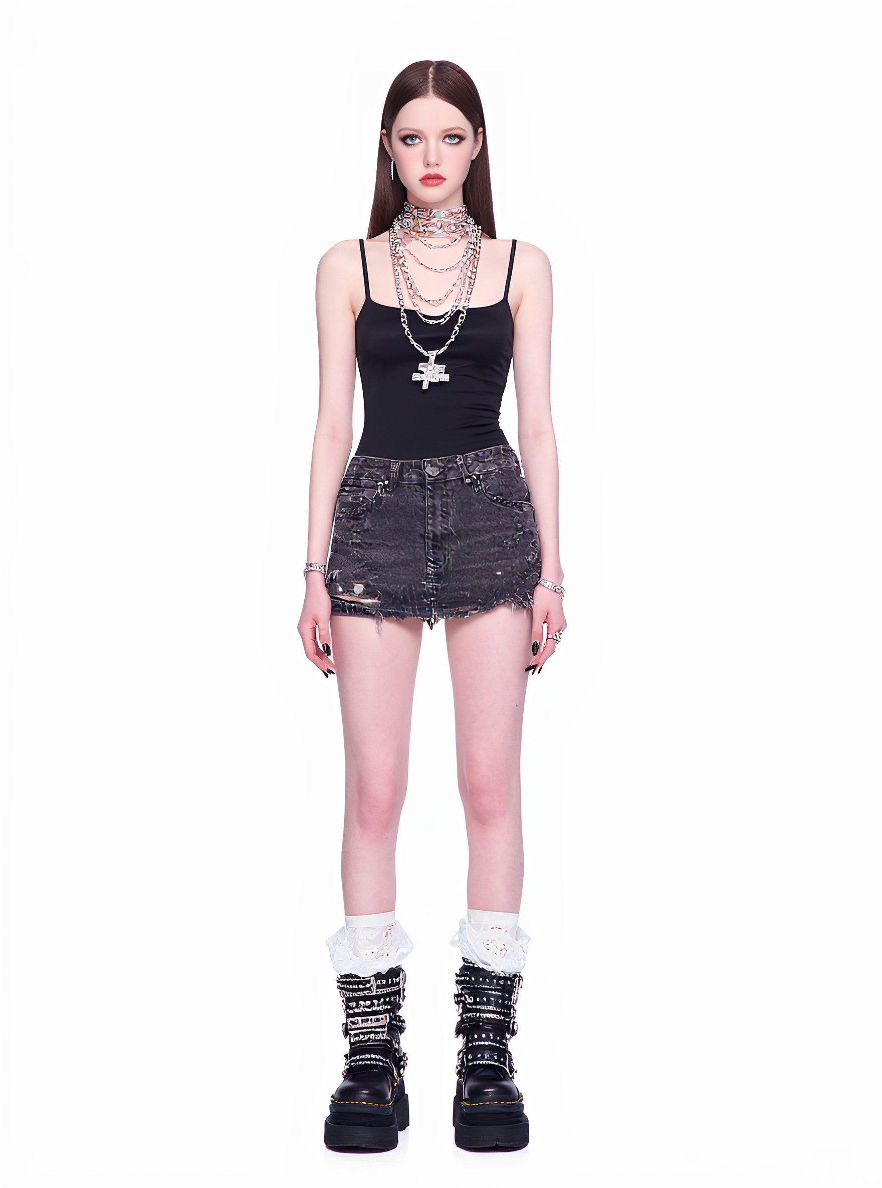 Denim Shorts Tight Fit Casual Style Mid Waist Short Length Comfortable Jeans Pants For Women Autumn Fashion