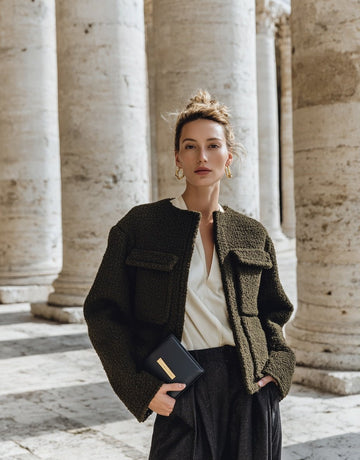 Women's Winter Jackets Autumn Winter Elegant Edgy 2025 Trendy Plain Long Sleeve Round Neck Commute Coats