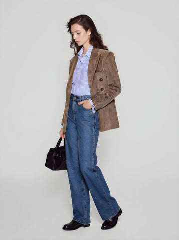 Women's Blazers Autumn Winter 2025 Elegant Sophisticated Plain Long Sleeve Lapel Casual Blazers