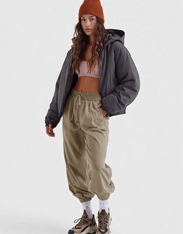 Casual Fit Full-Length Slim Pants Autumn Women's Fashion Trousers Mid Waist Straight Leg Long Pants