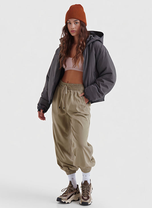 Casual Fit Full-Length Slim Pants Autumn Women's Fashion Trousers Mid Waist Straight Leg Long Pants