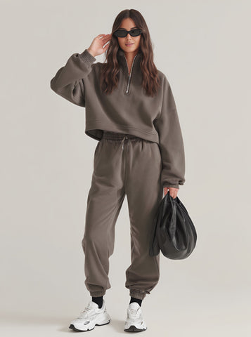 Loose Fit Autumn Winter Casual Suit Trousers Set Comfortable Fashion Women's Long Pants Ensemble For Fall And Winter Seasons