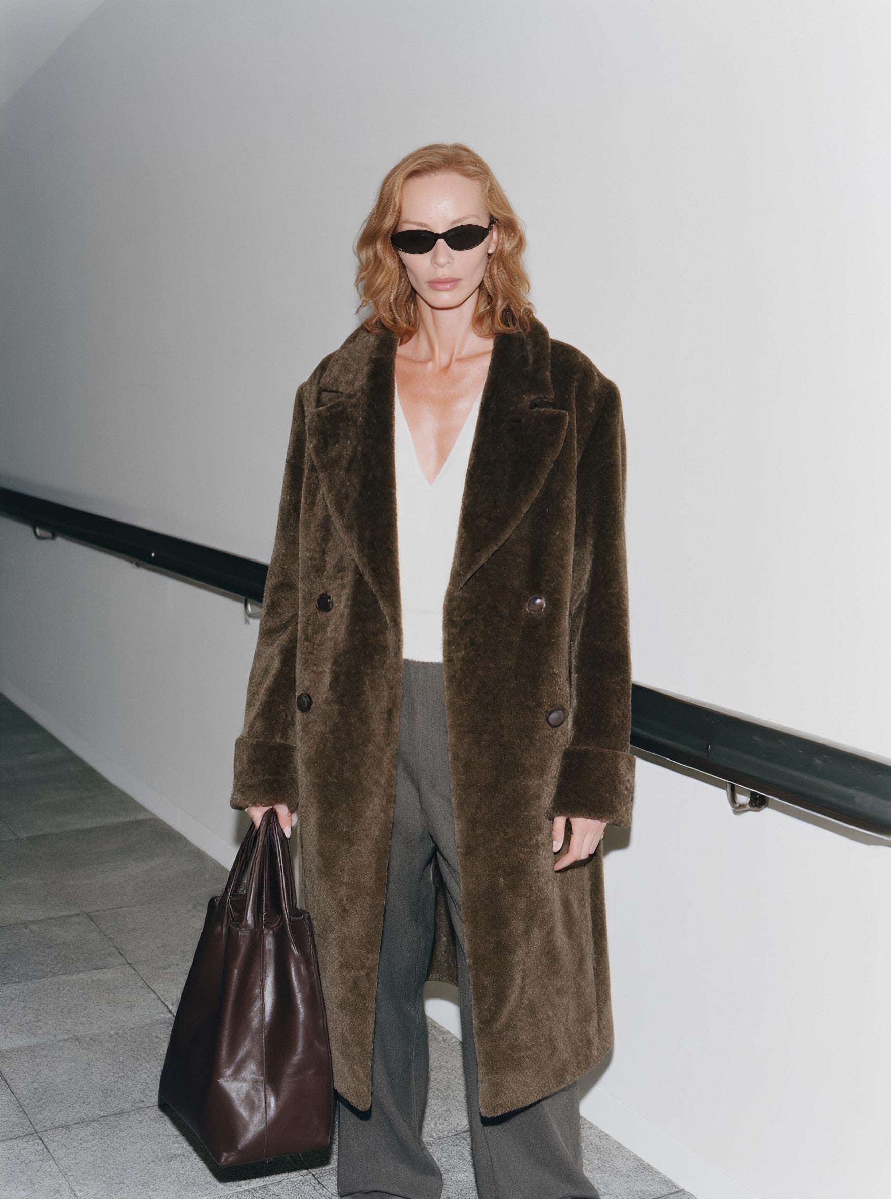 Casual Style Winter Coat Regular Length Top Women's Fashion Outerwear for Cold Weather Comfortable Fit Big Coat