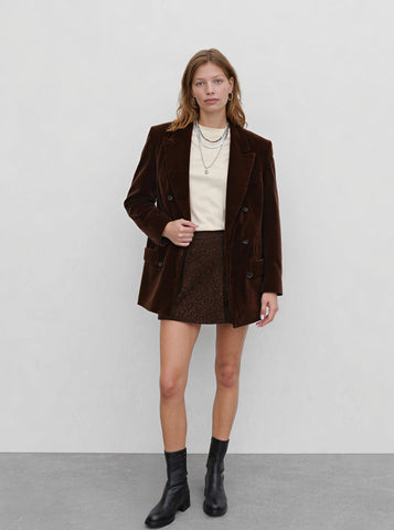 Casual Winter Clothes Suit Skirt Set With Western Collar Style For Women Fashionable Outerwear Combo