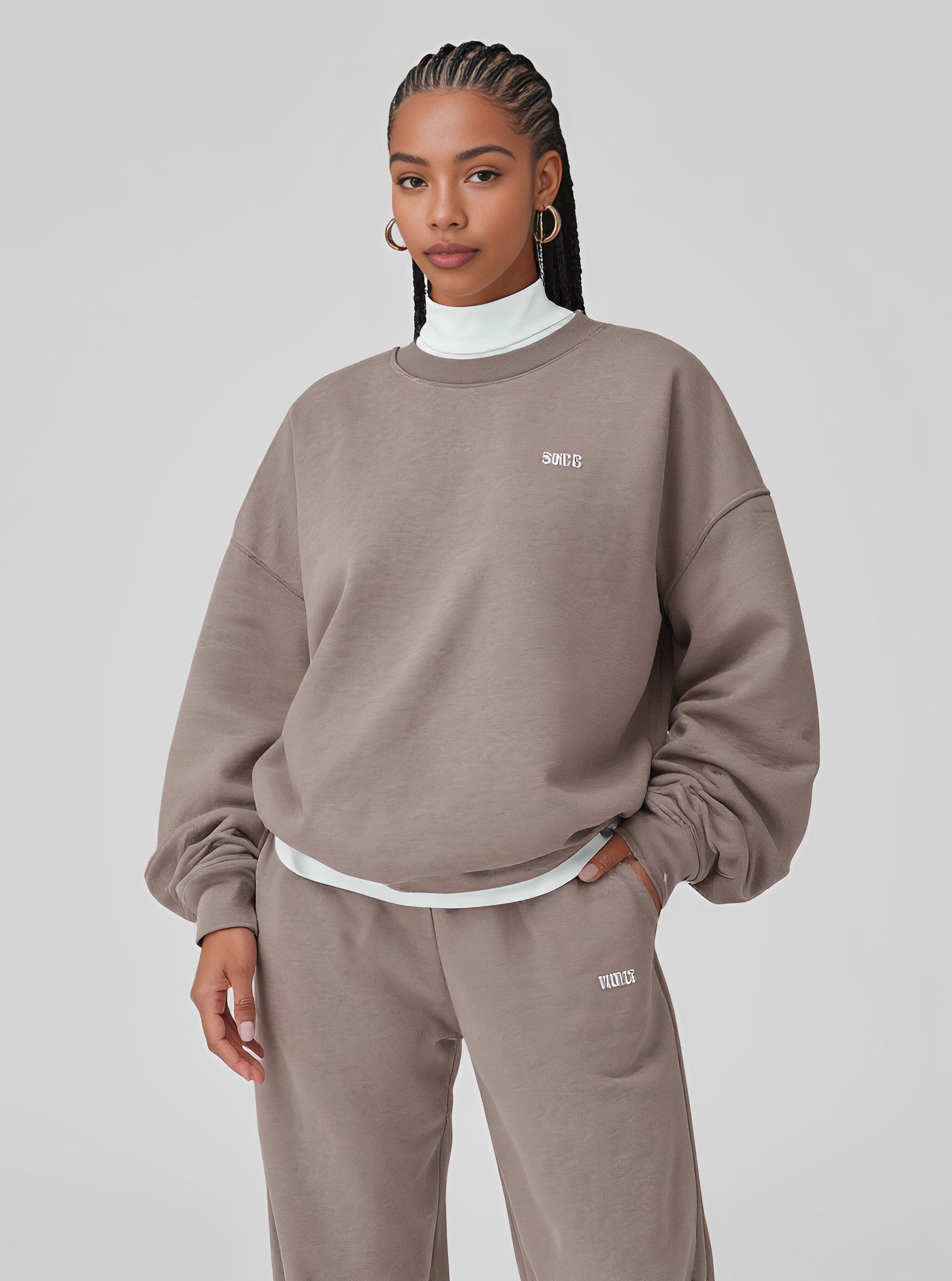 Autumn Winter Casual Fit Suit Trousers Women's Fashion Ensemble Long Pants Set Comfortable Style For Business  Wear