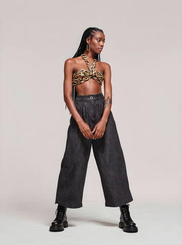 Women's Pants Summer Fashion Daily 2025 Elegant Chic Plain Sleeveless High Street Pants