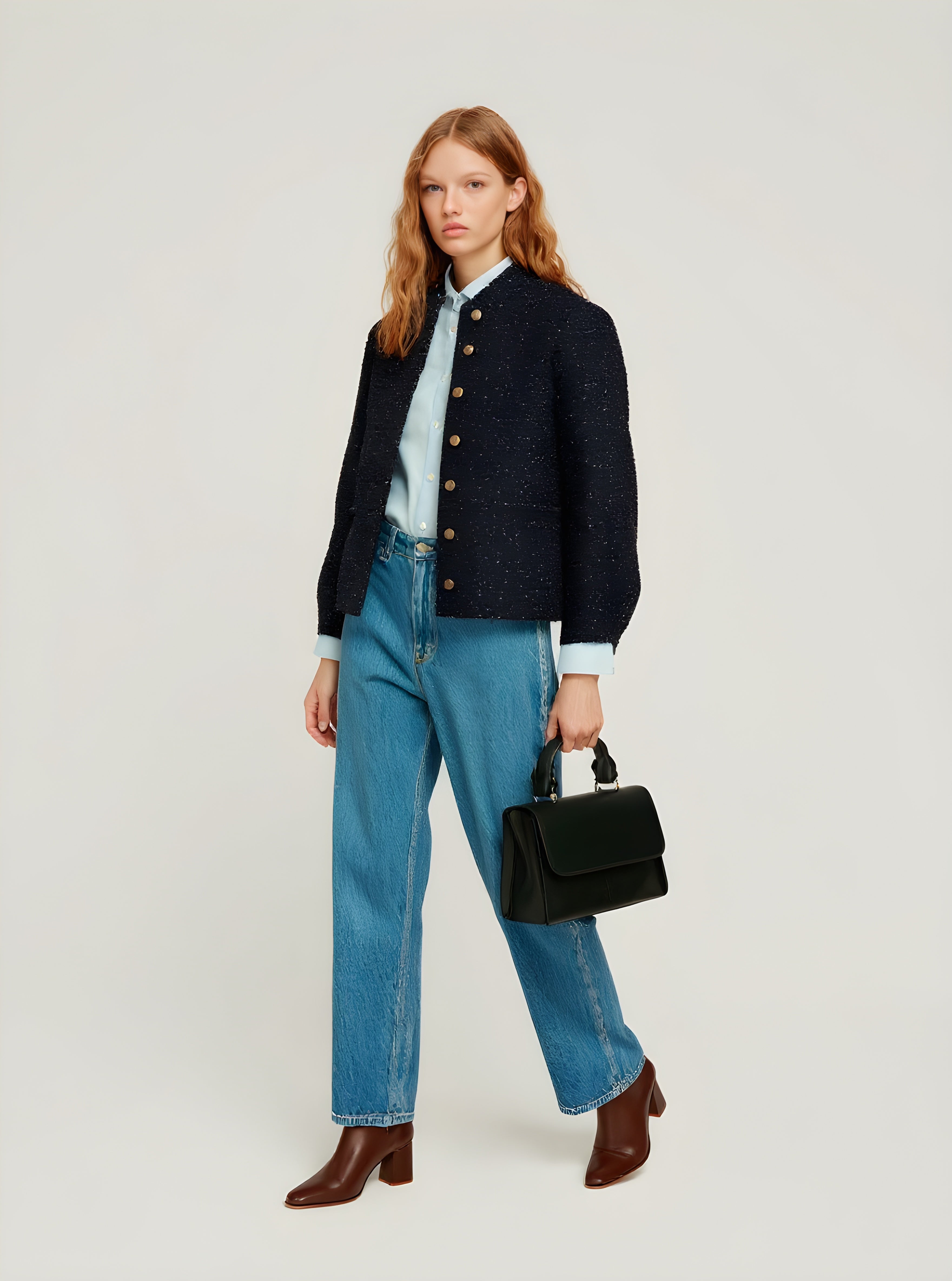 Women's Winter Jackets Autumn Winter Fashion Daily 2025 Buttoned Wilderness Plain Long Sleeve Round Neck Casual Coats