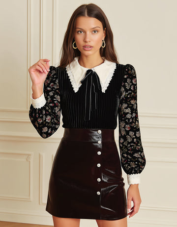 Autumn Tight Fit Casual Shirt Collared Style Regular Length Women's Top Fashion Comfortable Breathable Clothing