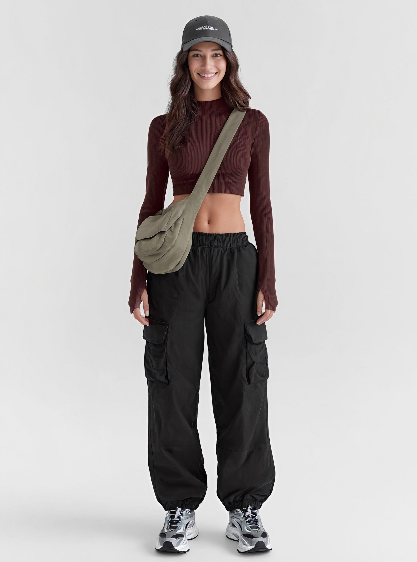 Casual Straight Leg Pants Full Length Fit Mid Waist Autumn Fashion Women's Bottom Wear Comfortable Loose Trousers