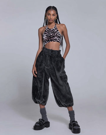 Women's Pants Summer Fashion Daily 2025 Trendy Stylish Plain Sleeveless Full Length Casual Pants